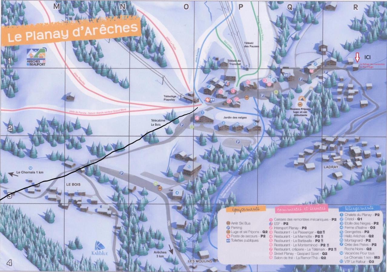 阿雷什Le Refuge Des Marmottes别墅 外观 照片